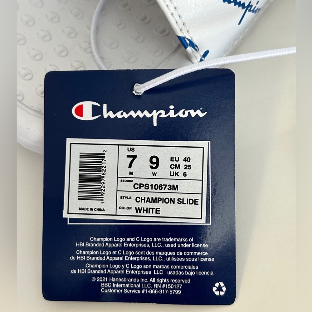 Champion Women’s Slides SZ 9 - Picture 6 of 6